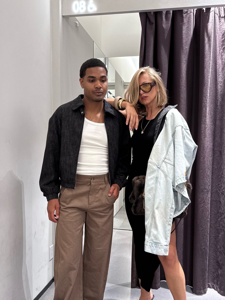 An Experience Creator styling an outfit